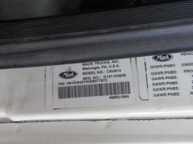 2016 Mack CXU 613